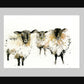 signed LIMITED EDITON PRINT of my original blackface SHEEP - Jen Buckley Art limited edition animal art prints