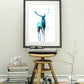 Signed print "stag" - Jen Buckley Art limited edition animal art prints